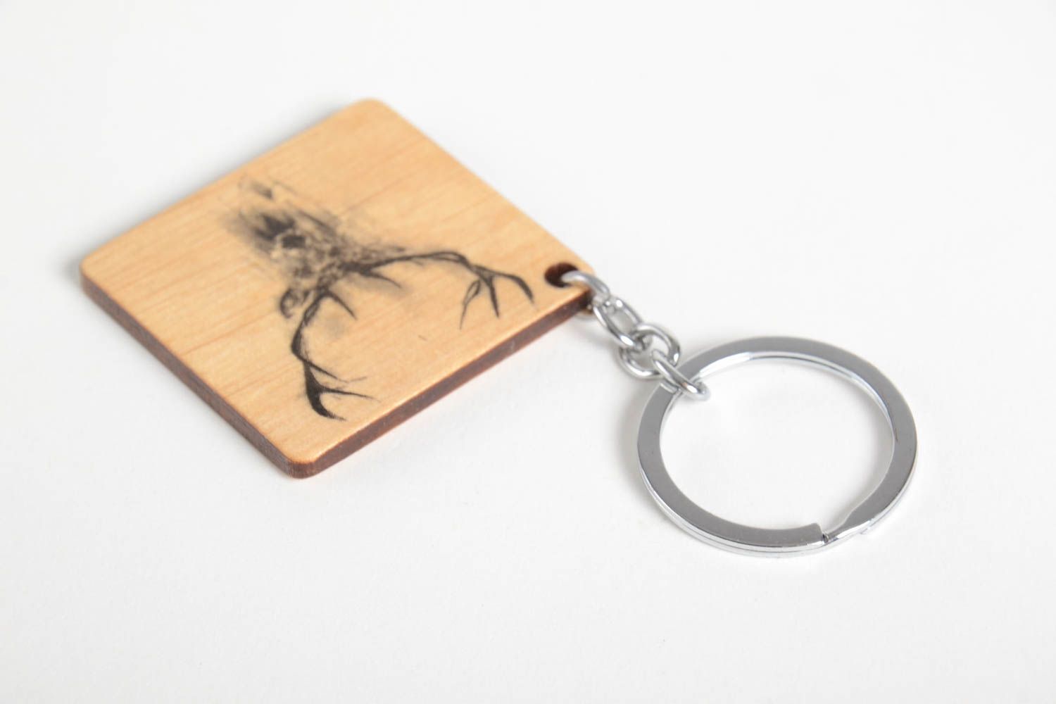 Handmade key ring wooden keychain key accessories wooden gifts souvenir ideas photo 4