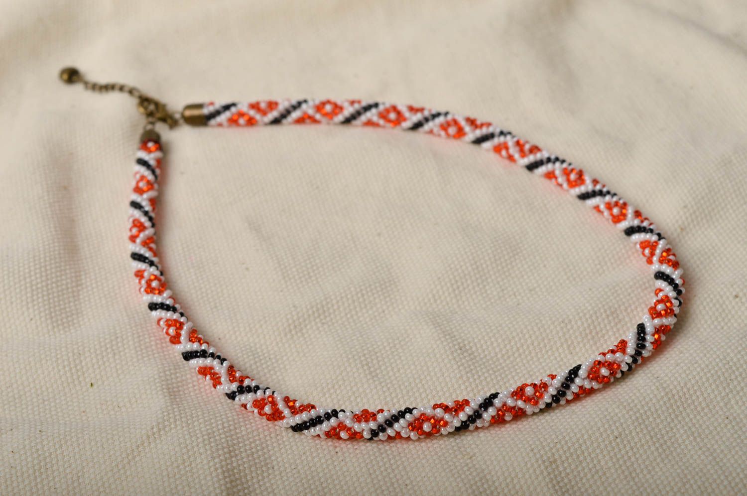Beaded cord bracelet beaded accessories handmade beaded necklace beaded jewelry photo 1