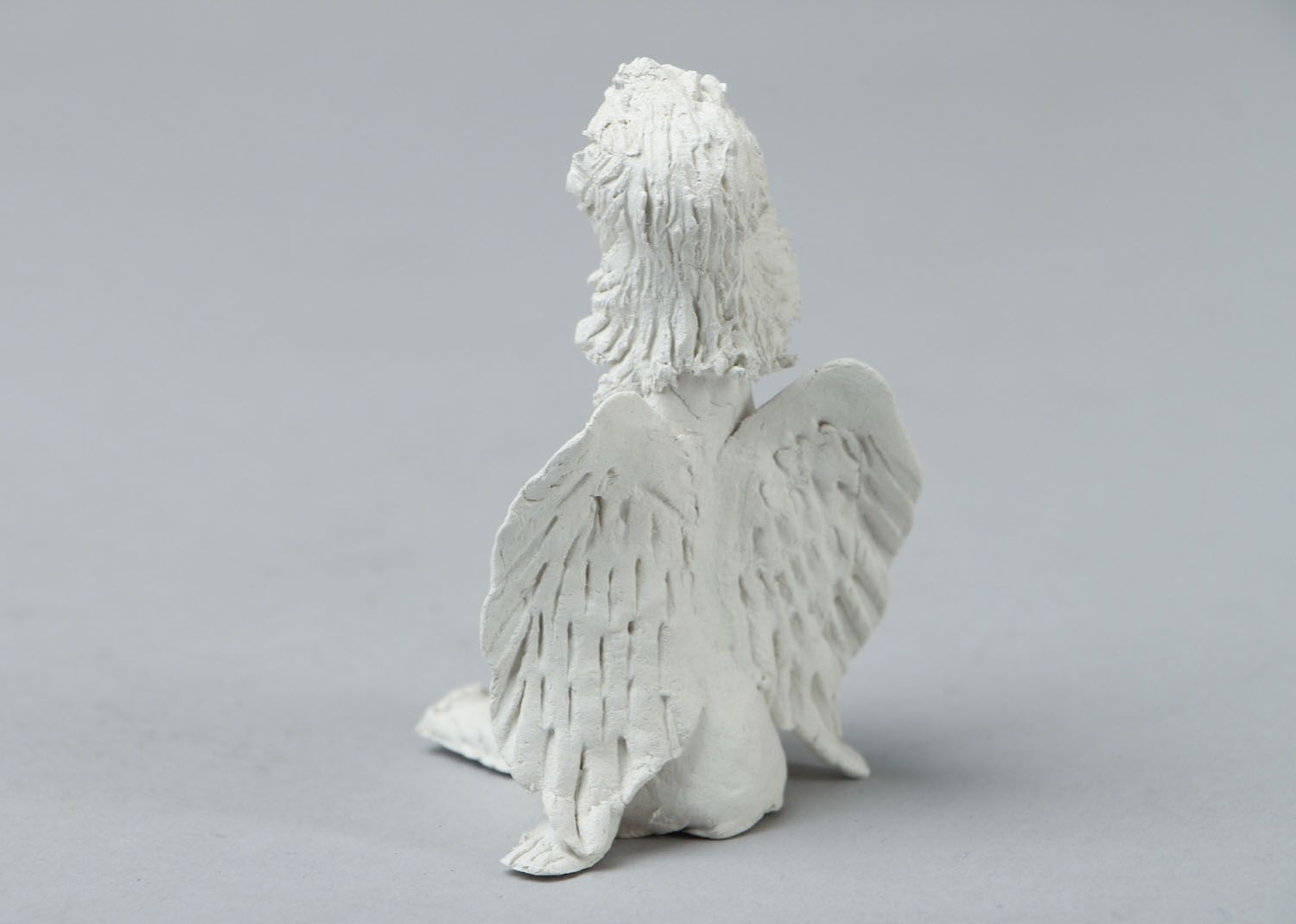 Engel Figurine aus Ton foto 3