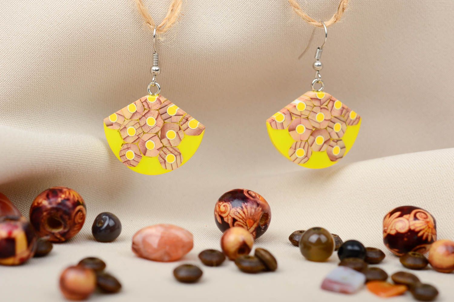 Dangling earrings handmade jewelry cute earrings gifts for girls cool jewelry photo 1