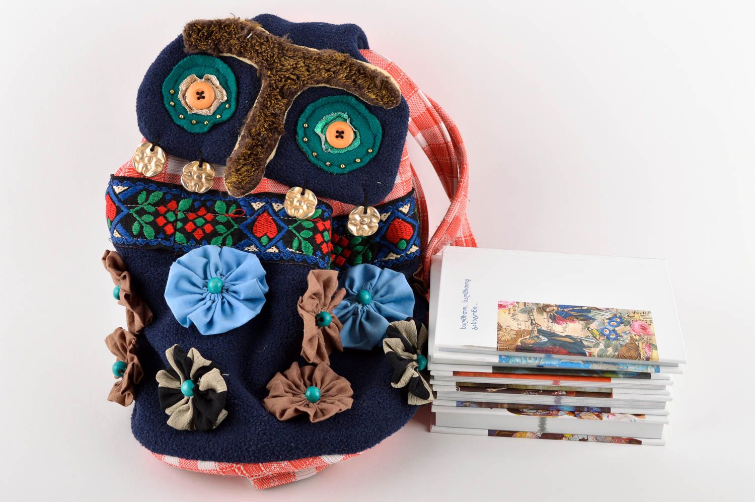 Bolso de tela artesanal al hombro accesorio para mujer regalo original foto 1