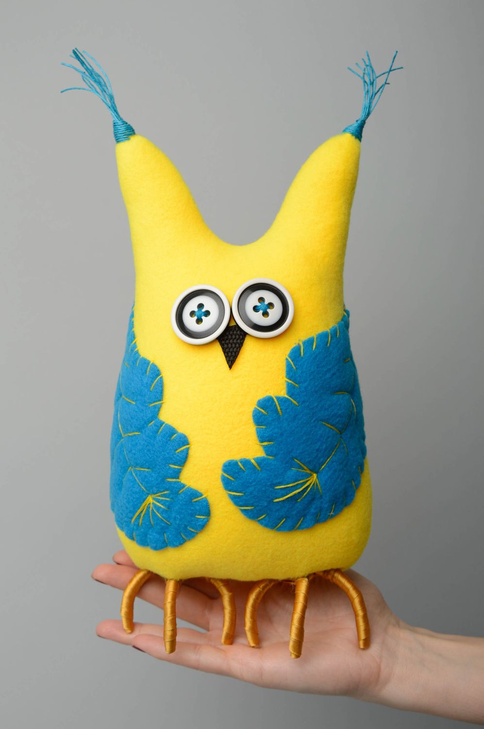 Designer soft toy Owl photo 5