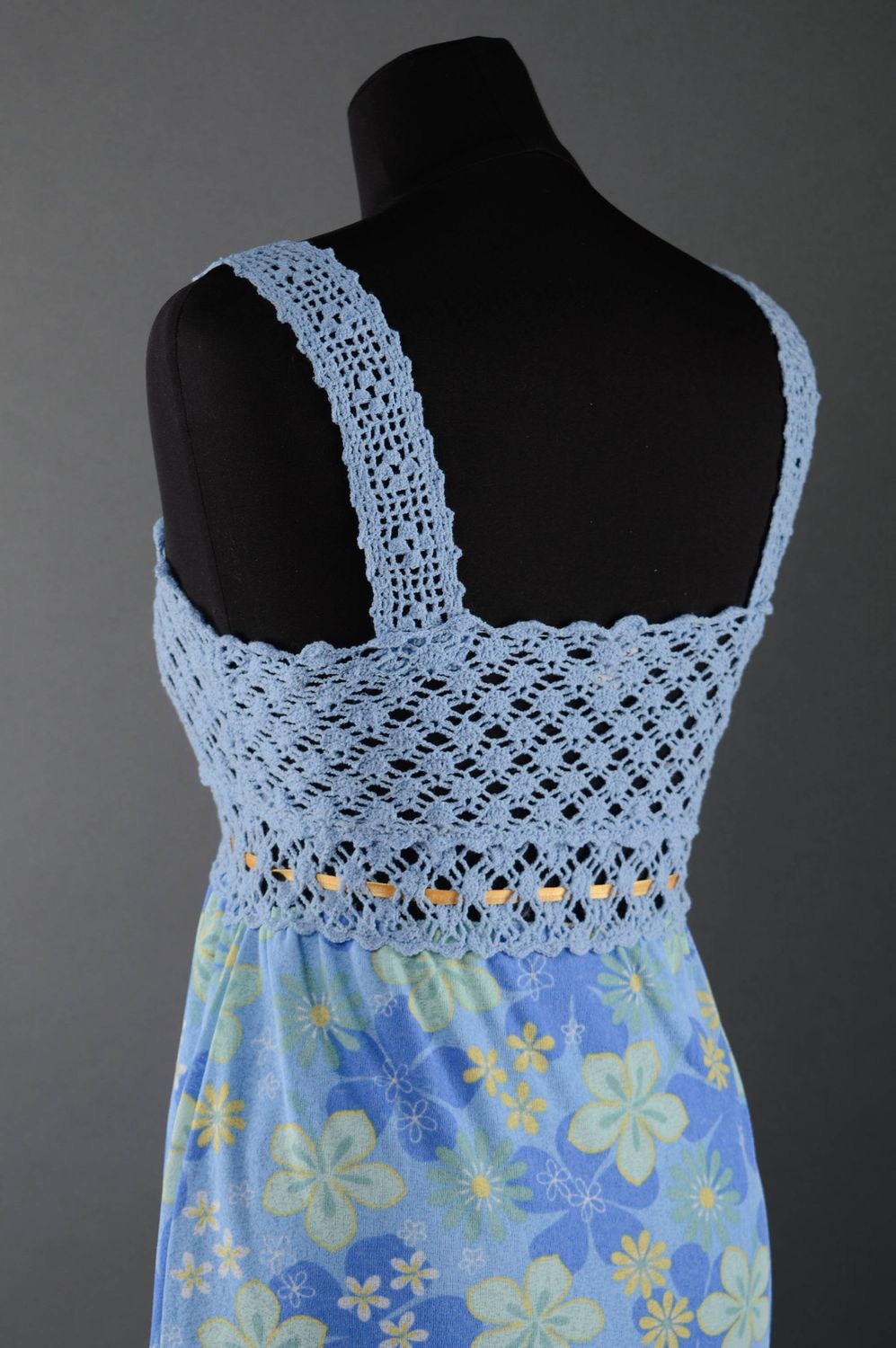 Hand crocheted sun dress photo 2
