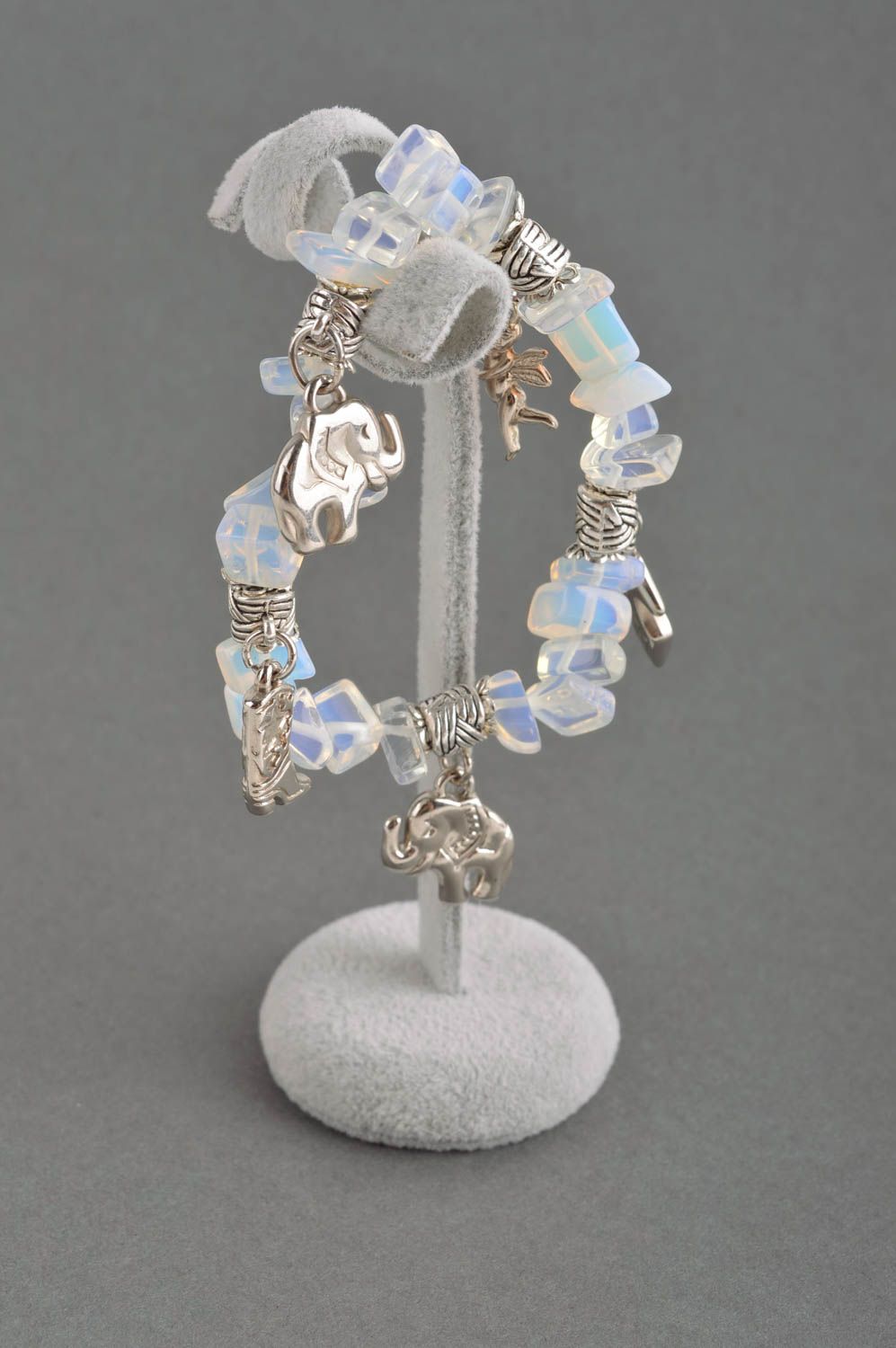 Charm bracelet handmade gemstone jewelry fashion accessories gifts for girls photo 1