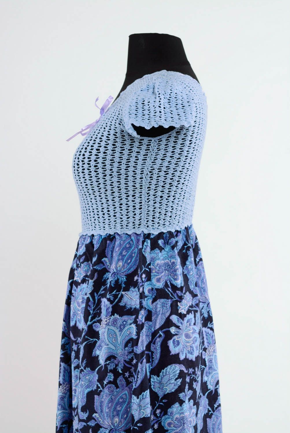 Dress with knitted bodice photo 3