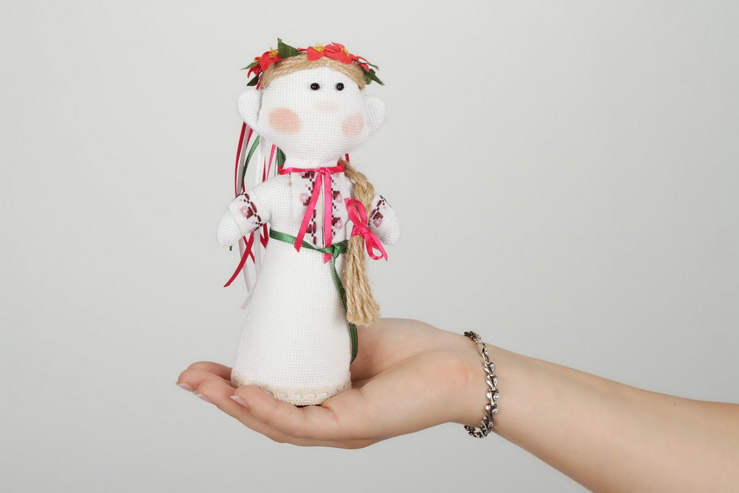 Muñeca de lino “Ucraniana” foto 1