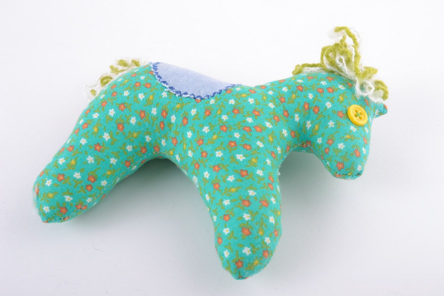 Textil Kuscheltier Pferd mit Polyester Füllung für Kinder sicher einfach klein foto 4