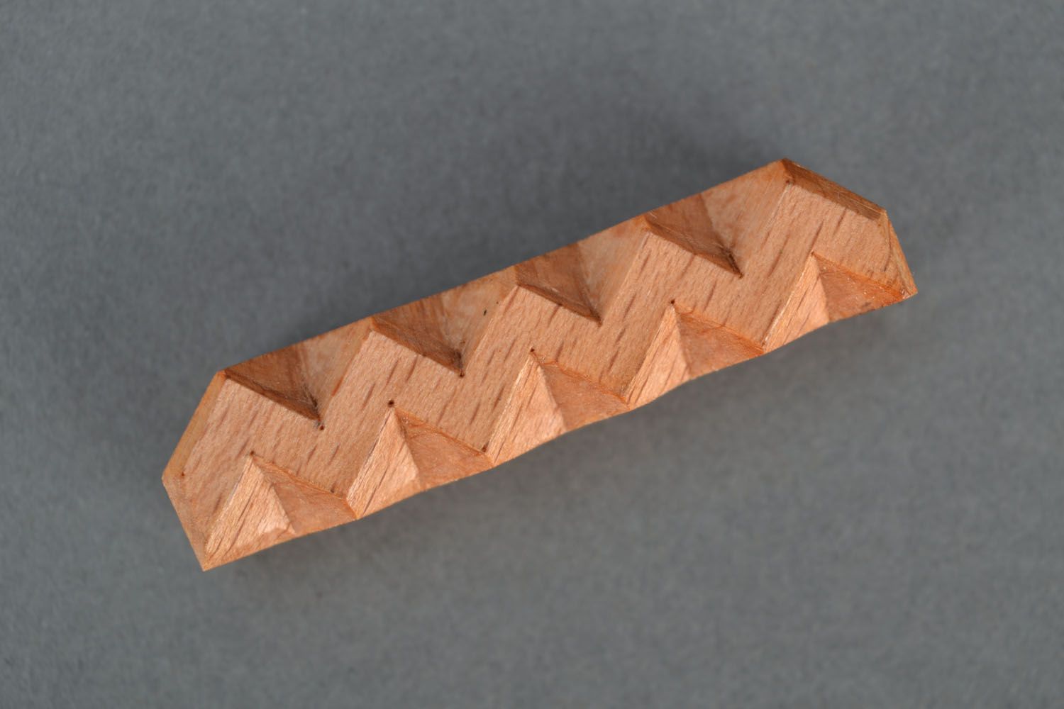 Tampon pour impression tissu ou papier en bois fait main photo 3