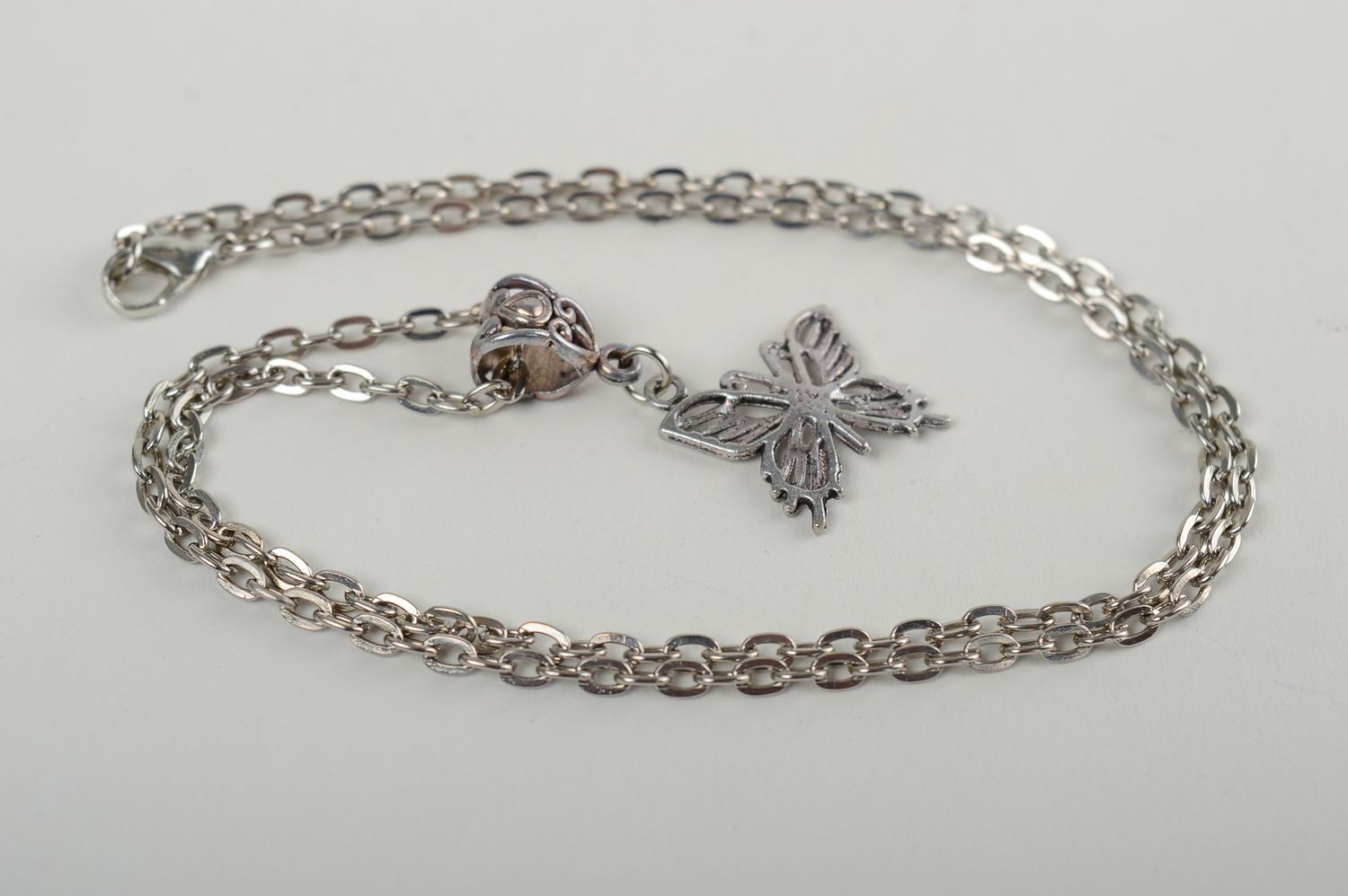 Handmade pendant fashion metal jewelry women butterfly pendant gift for girls photo 4
