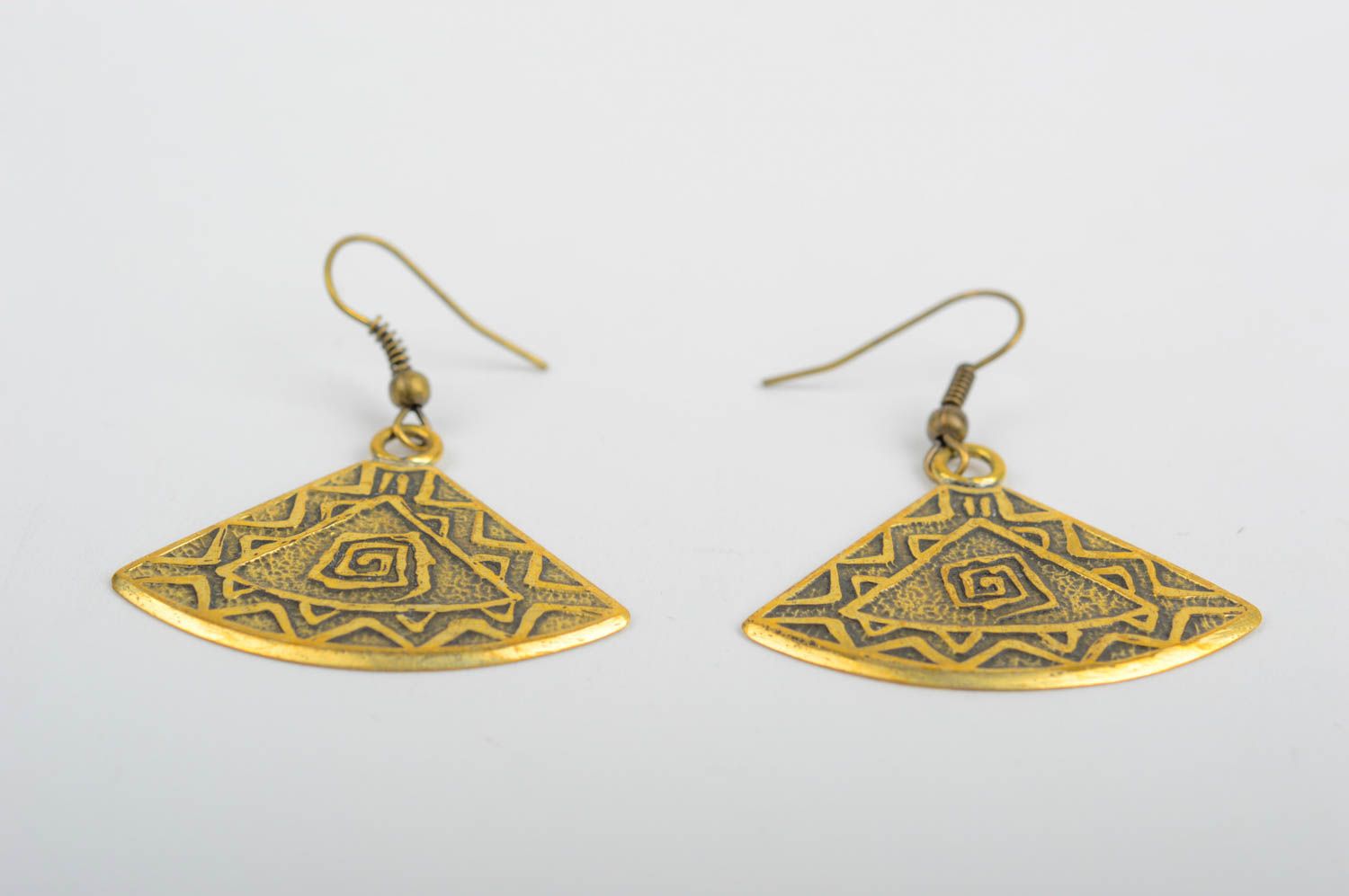 Designer earrings handmade jewelry metal jewelry dangling earrings for girls photo 3