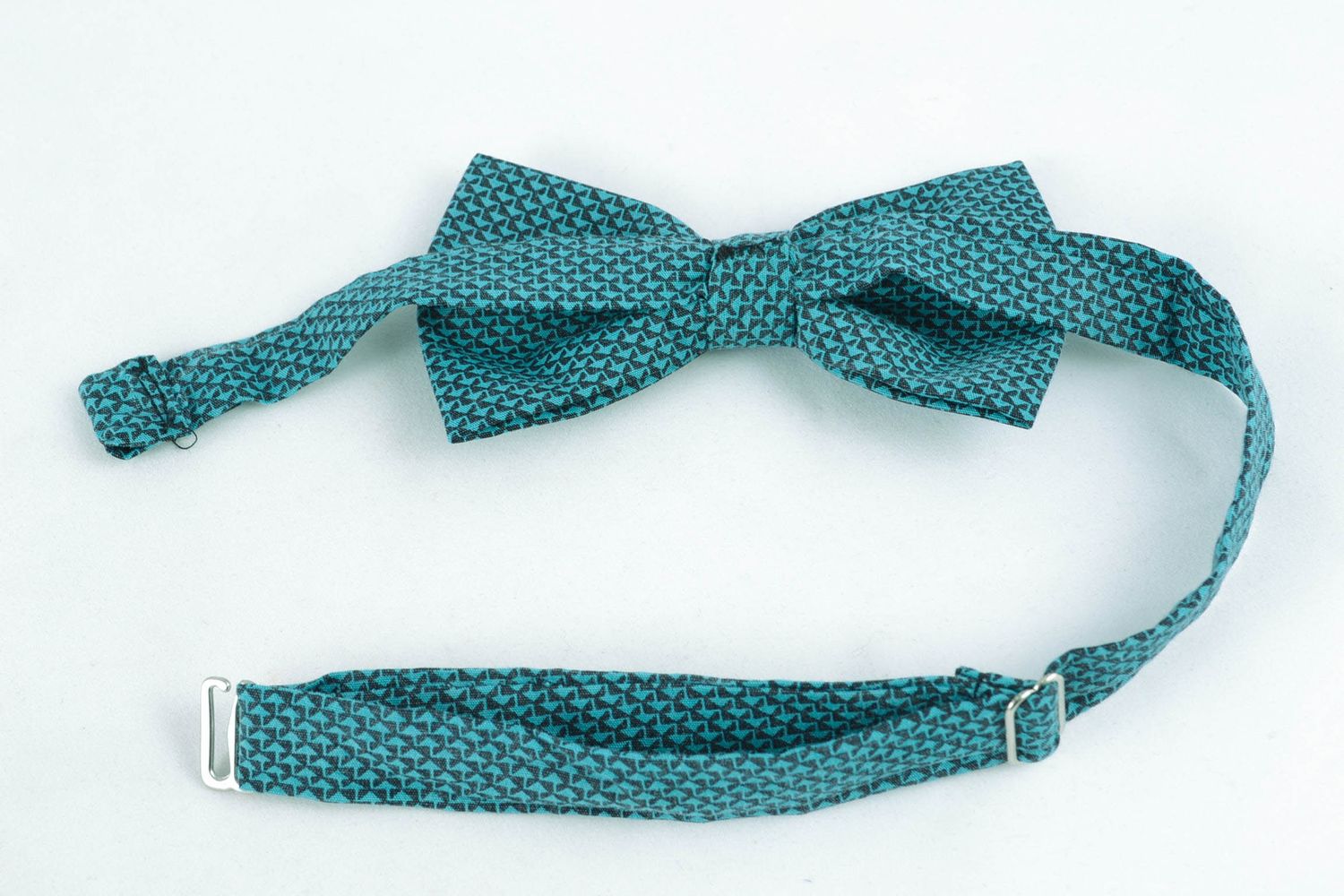 Оригинальный галстук бабочка из хлопка фото 5