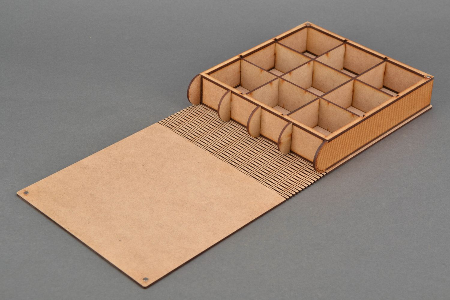 Semilavorato per scatola fatto a mano a forma di libro prodotto da dipingere foto 3
