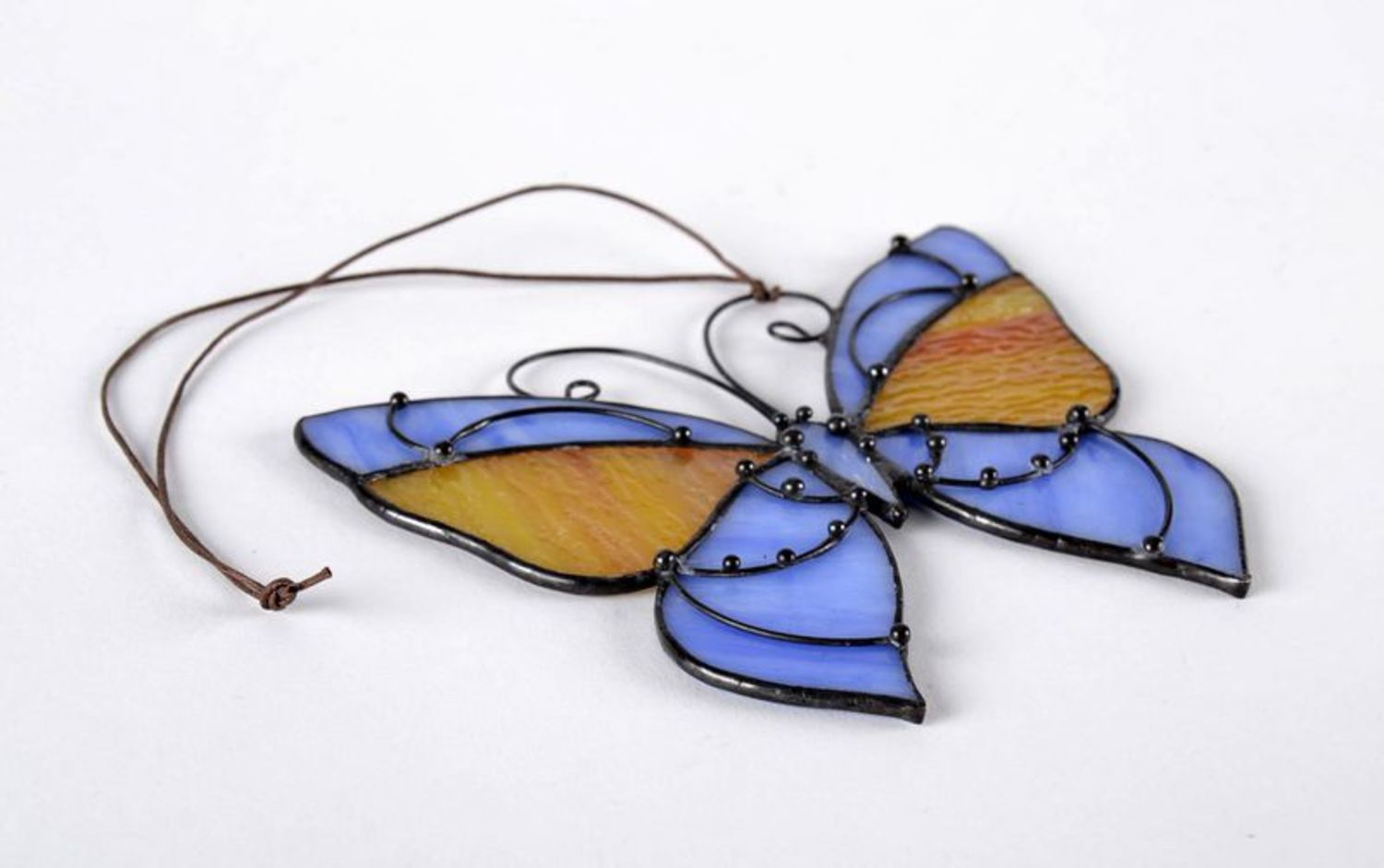 Interior color glass pendant Butterfly photo 5