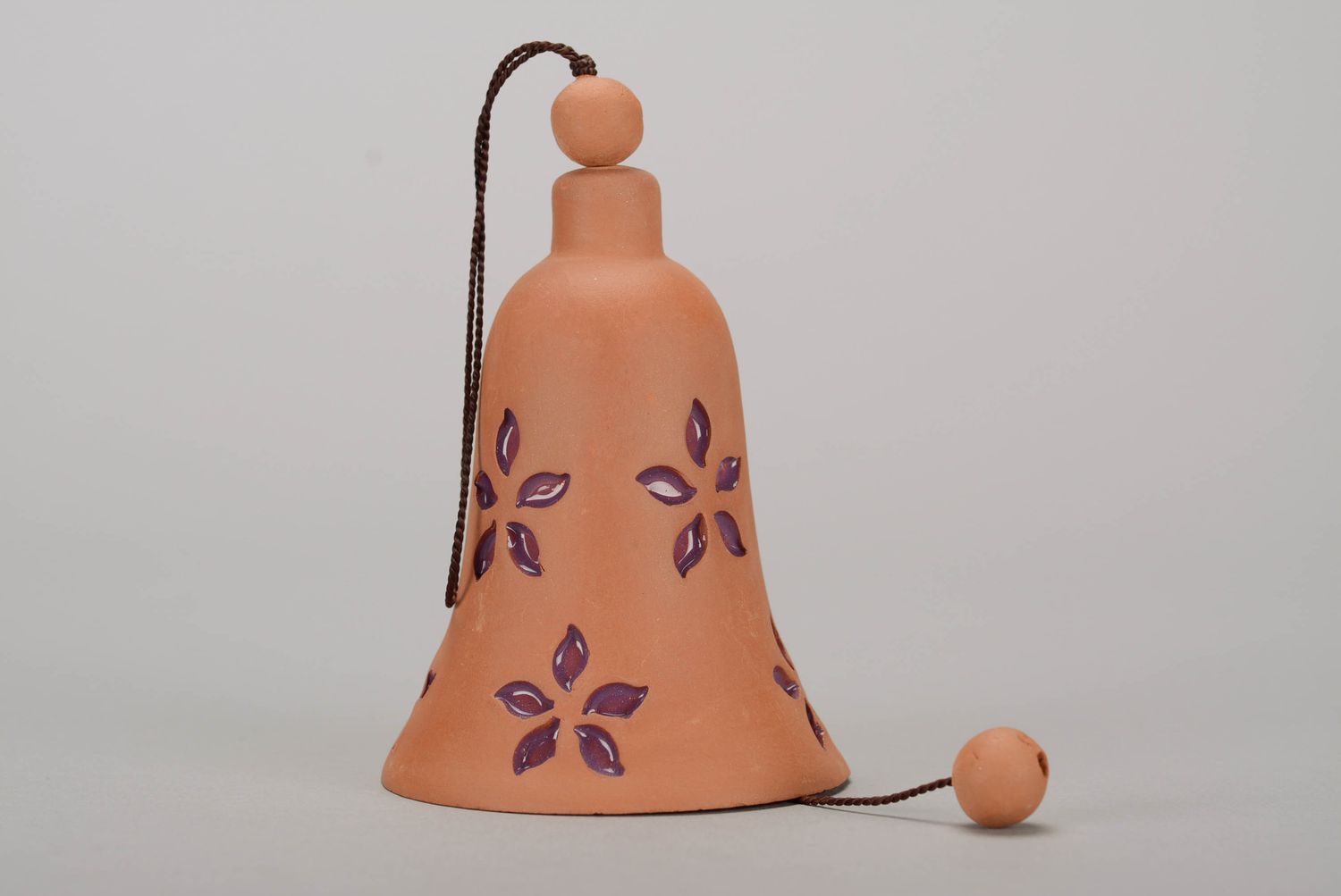 Bell with violet flowers photo 1