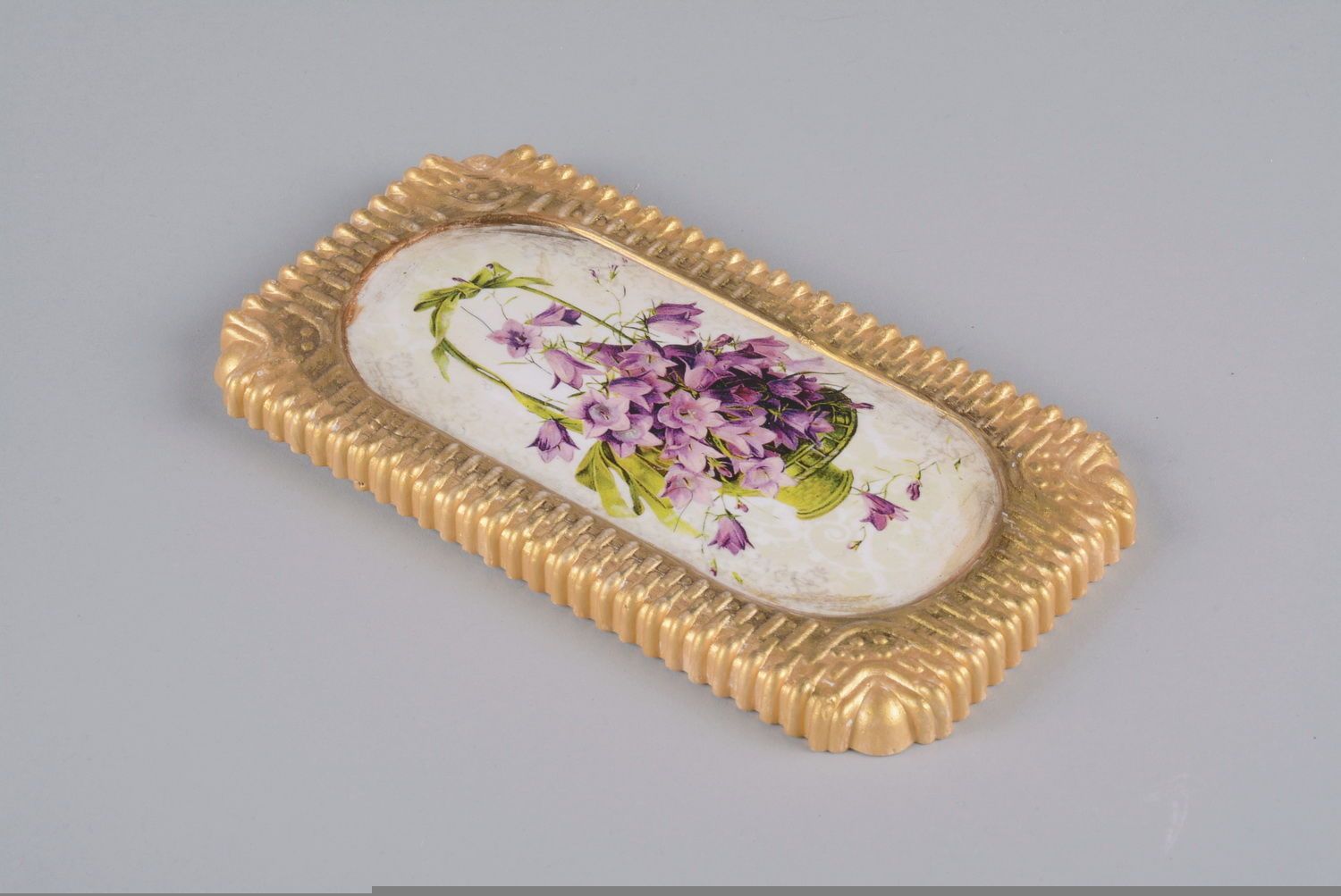 Tableau décoratif de plâtre Bouquet avec clochettes photo 1