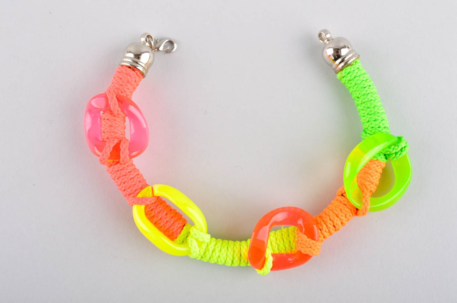 Collar y pulsera de colores hechos a mano bisutería de moda accesorios de mujer foto 5