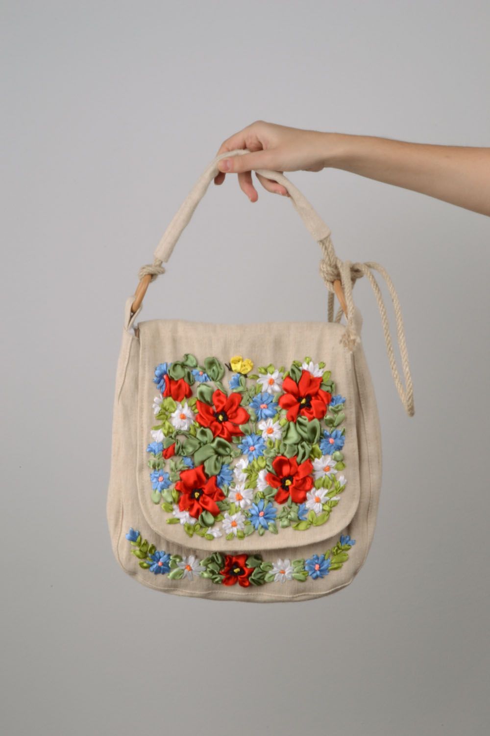 Women's purse with embroidery photo 2