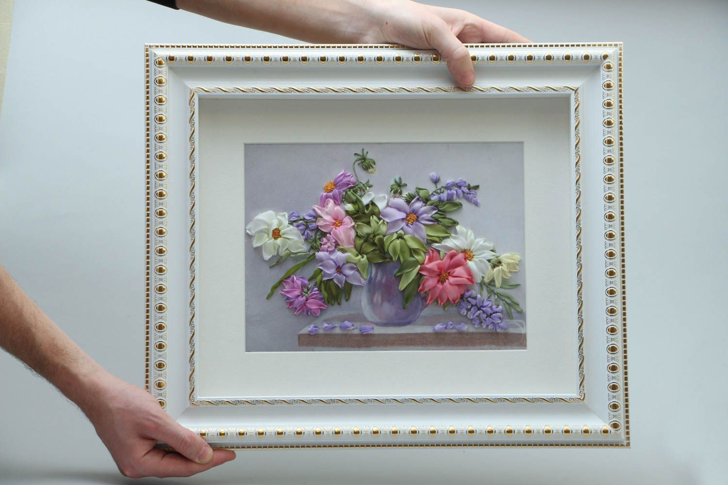 Wall panel with the image of dahlias photo 4