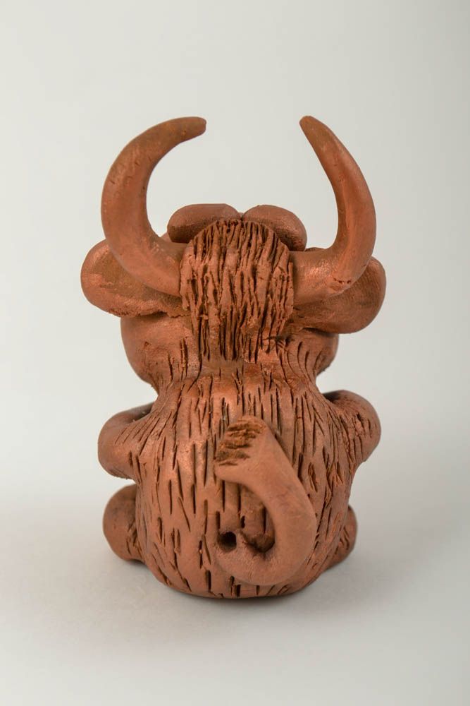 Handmade Deko Figur Wohnzimmer Deko ausgefallene Dekoartikel Figur aus Keramik foto 4
