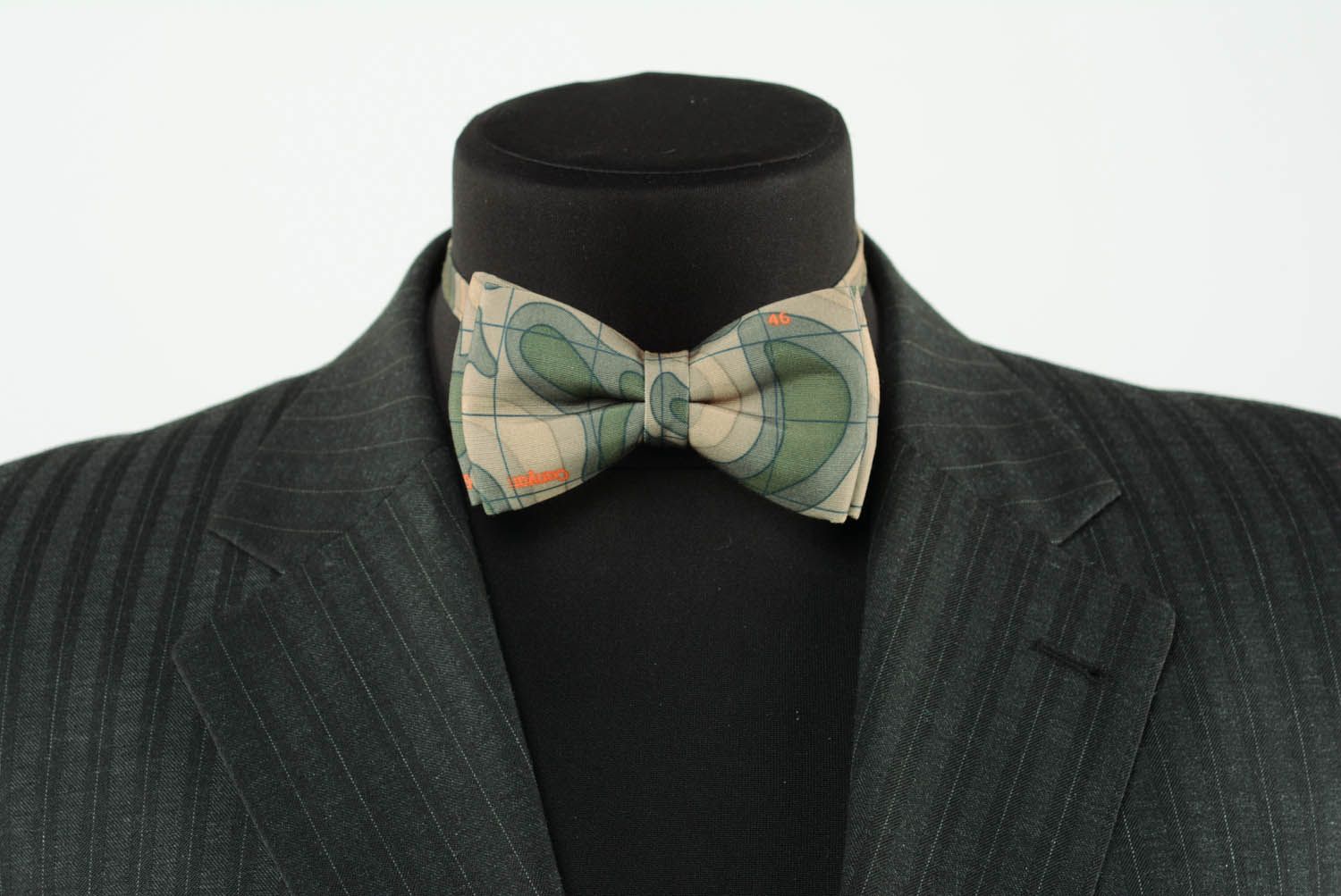 Fabric bow tie Relief photo 2