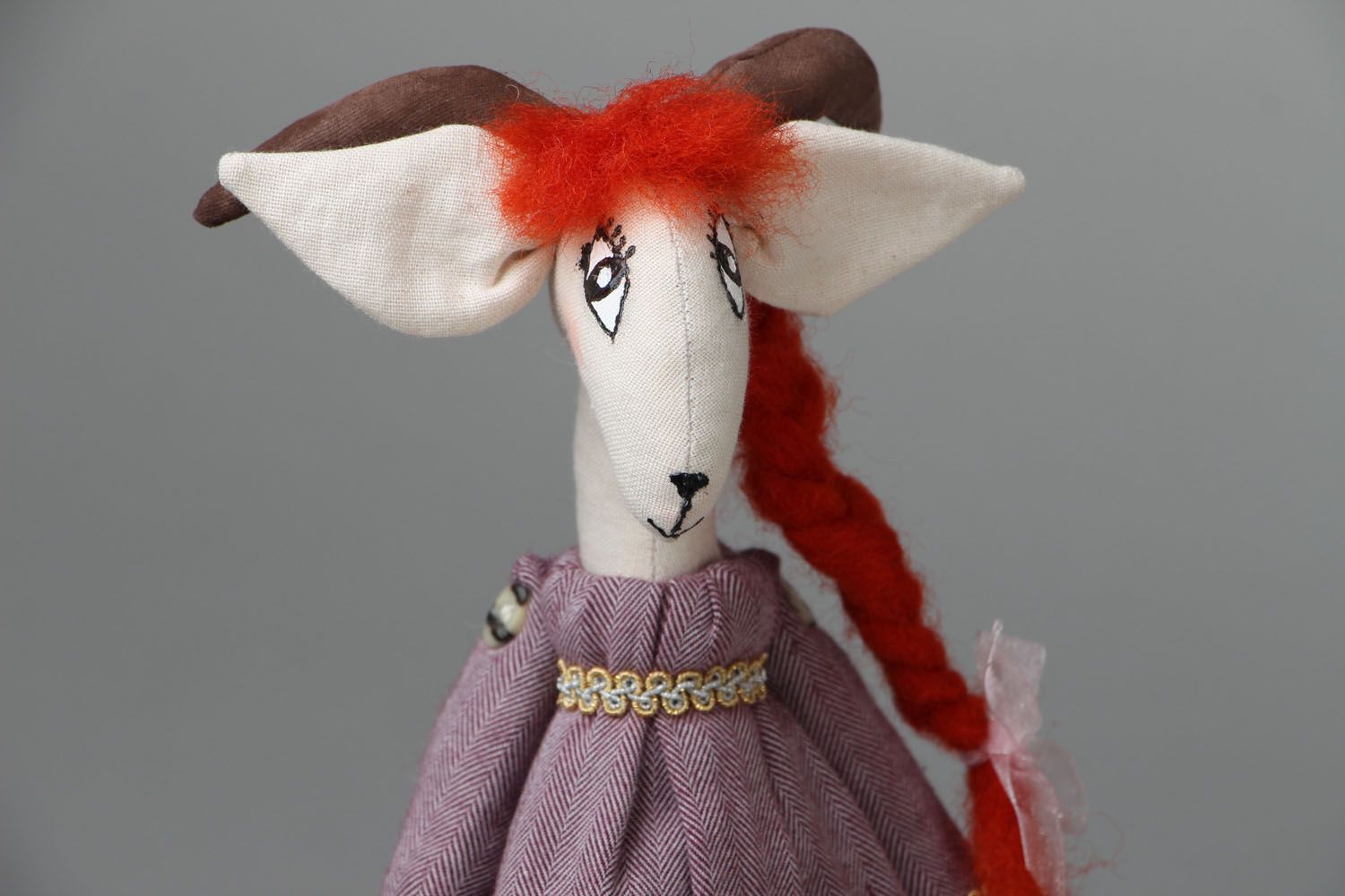 Fabric doll Goat photo 2