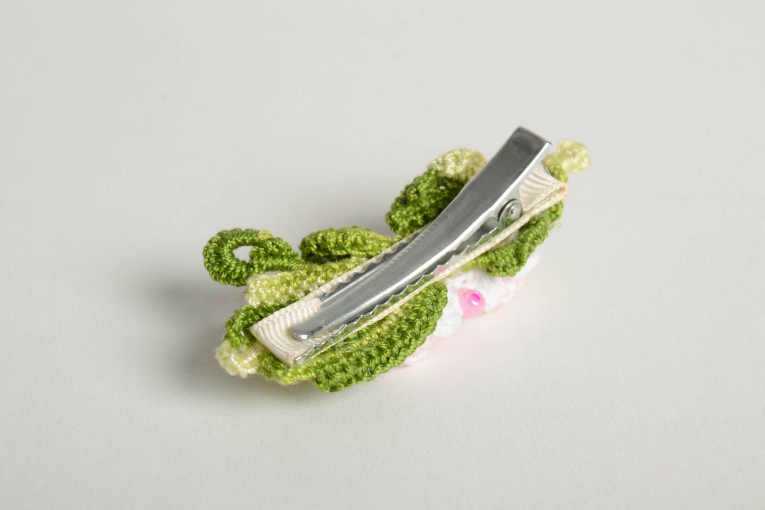 Handmade hair clip unusual flower hair clip fashion accessory hair accessory photo 3