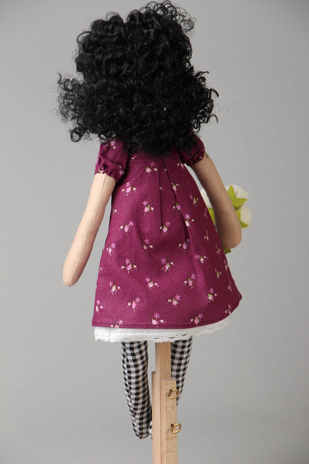 Designer fabric doll photo 3