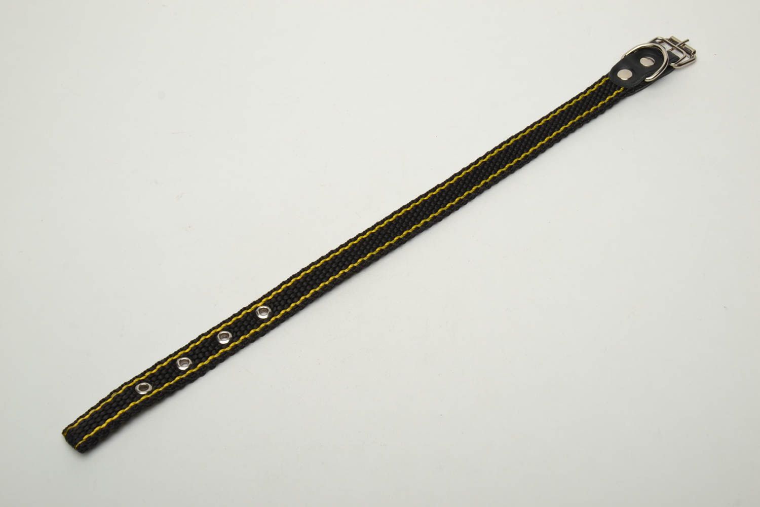 Textil Halsband für Hund in Schwarz foto 4