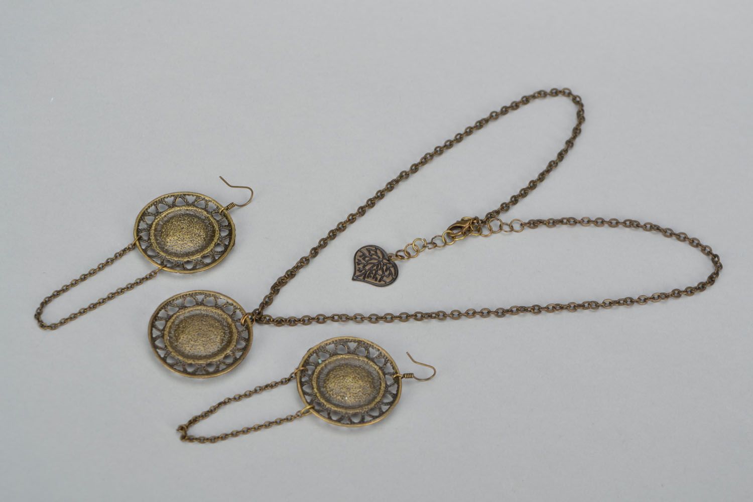 Homemade earrings and pendant photo 4