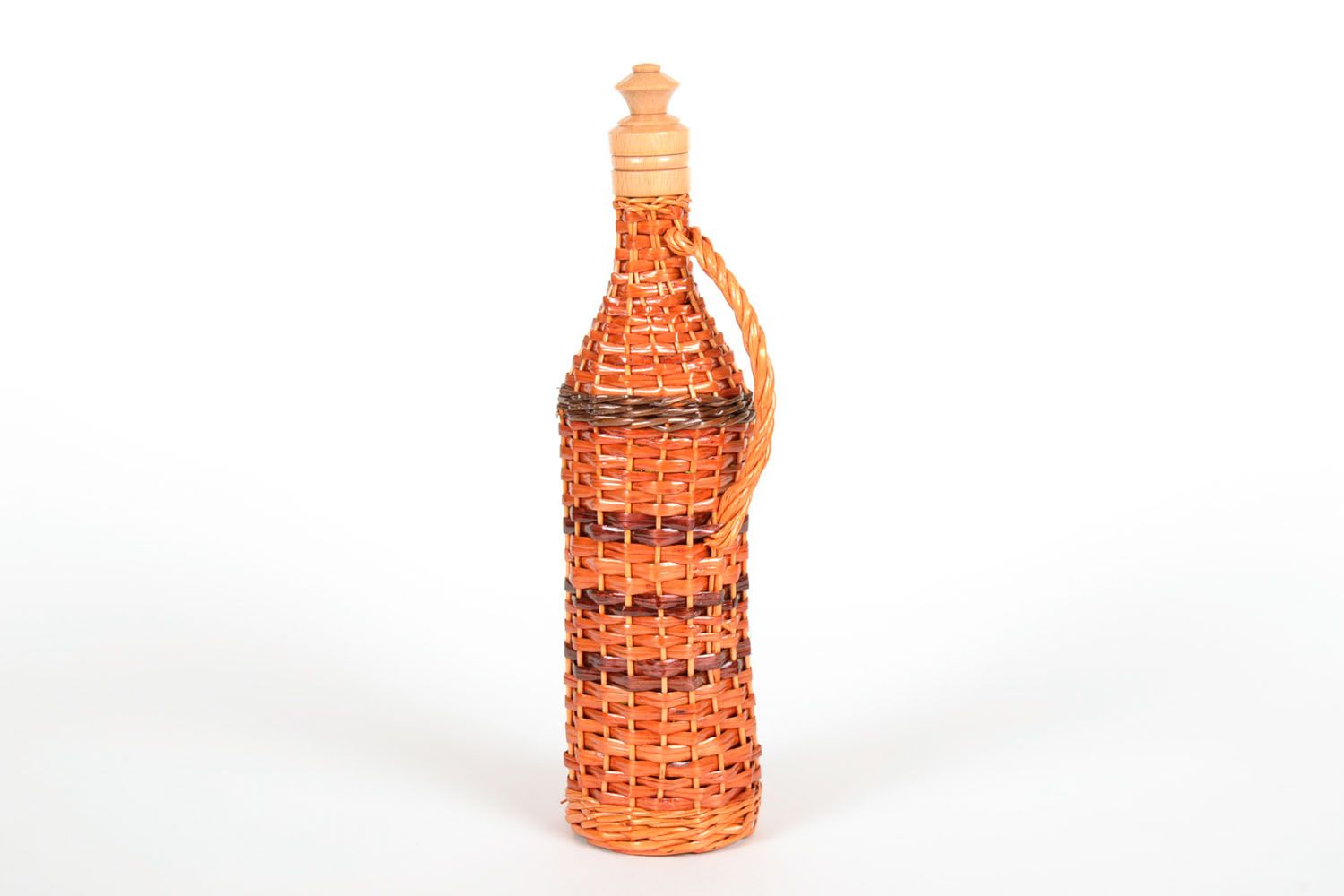 Woven decorative bottle photo 4