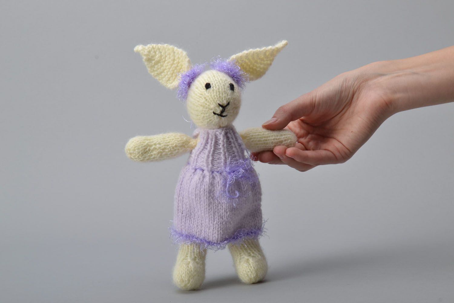 Peluche tricotée originale pour enfants photo 5