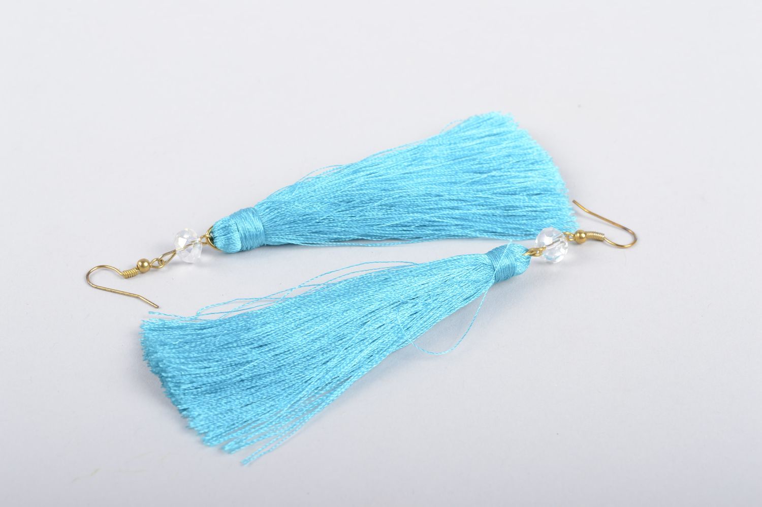 Handmade jewelry tassel earrings designer accessories best gifts for women photo 3