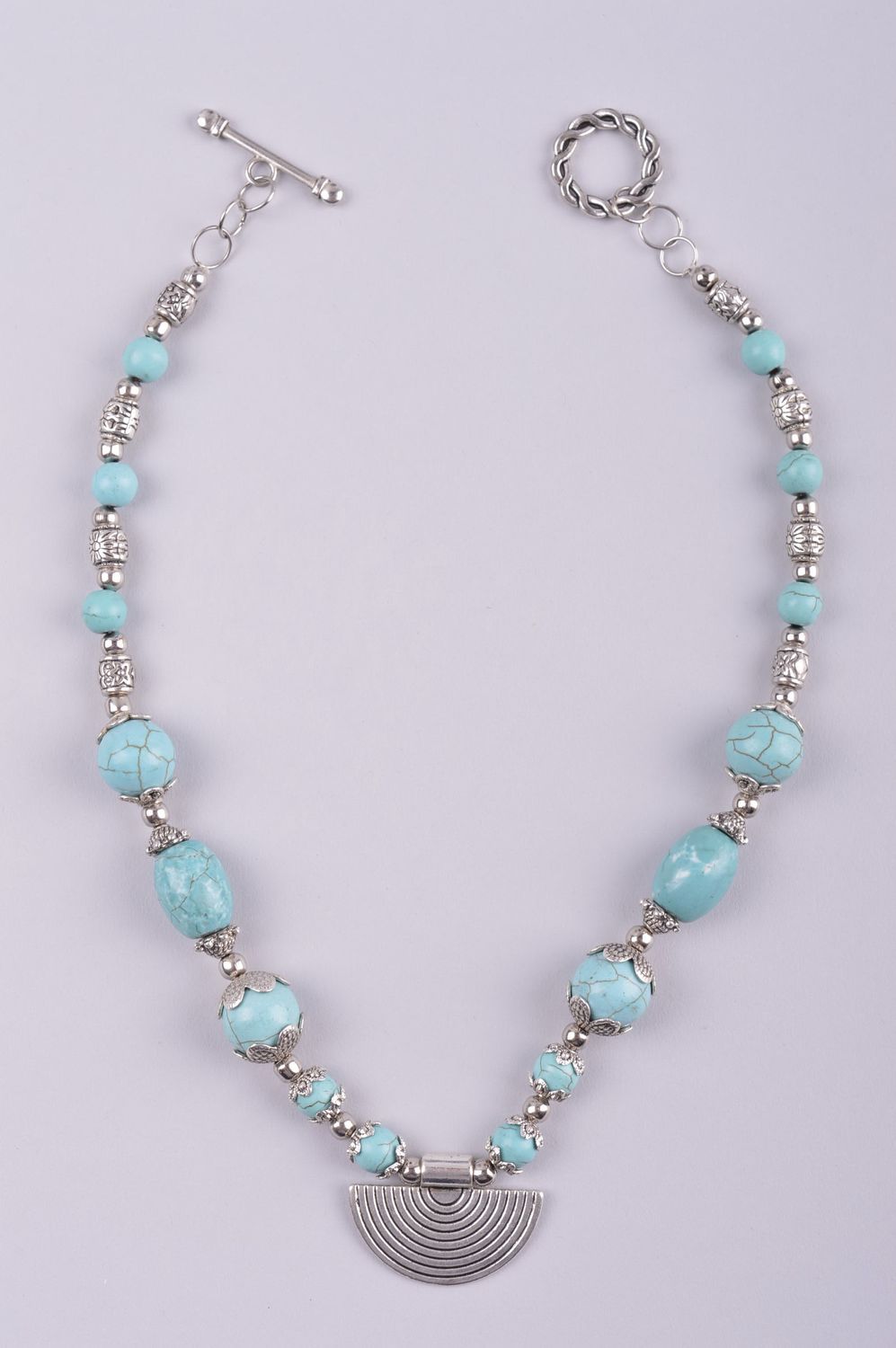 Handmade designer necklace unusual elegant necklace stunning accessory photo 3