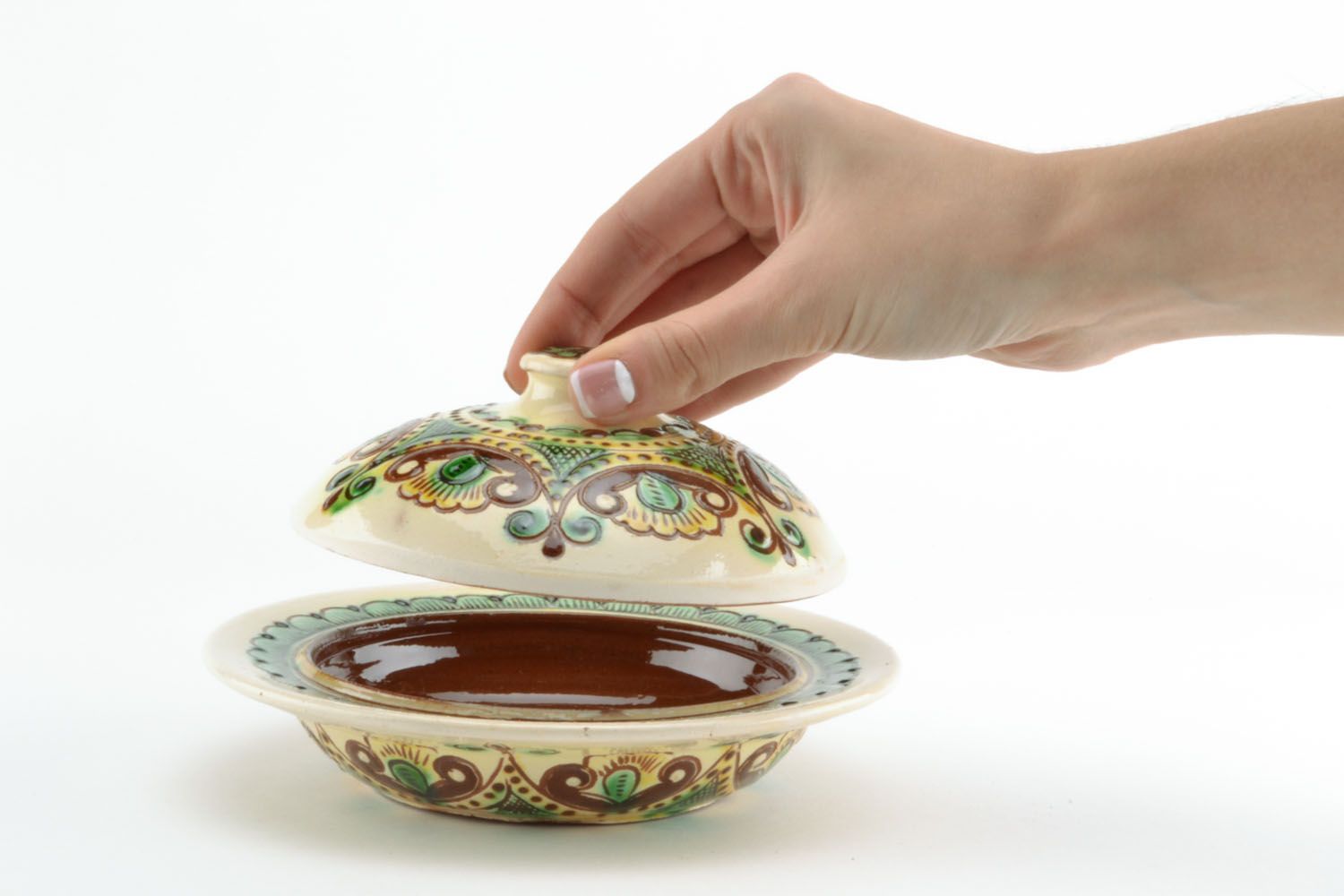 Ceramic bowl for cream photo 2