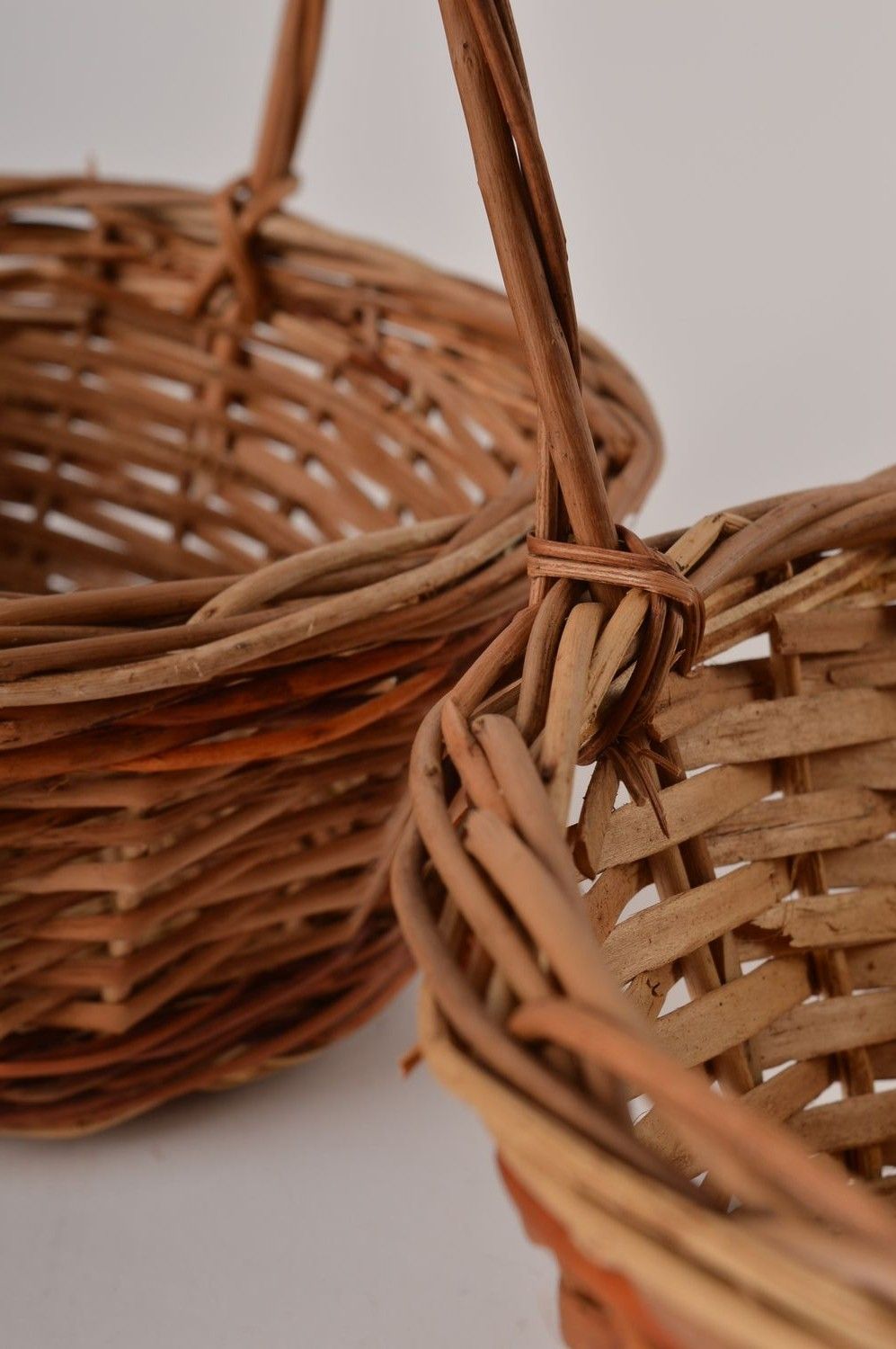 Handmade designer woven baskets 2 beautiful baskets stylish home decor photo 5