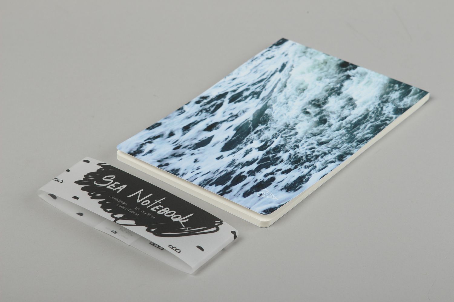Блокнот ручной работы скетчбук блокнот море в шторм альбом для художников фото 3