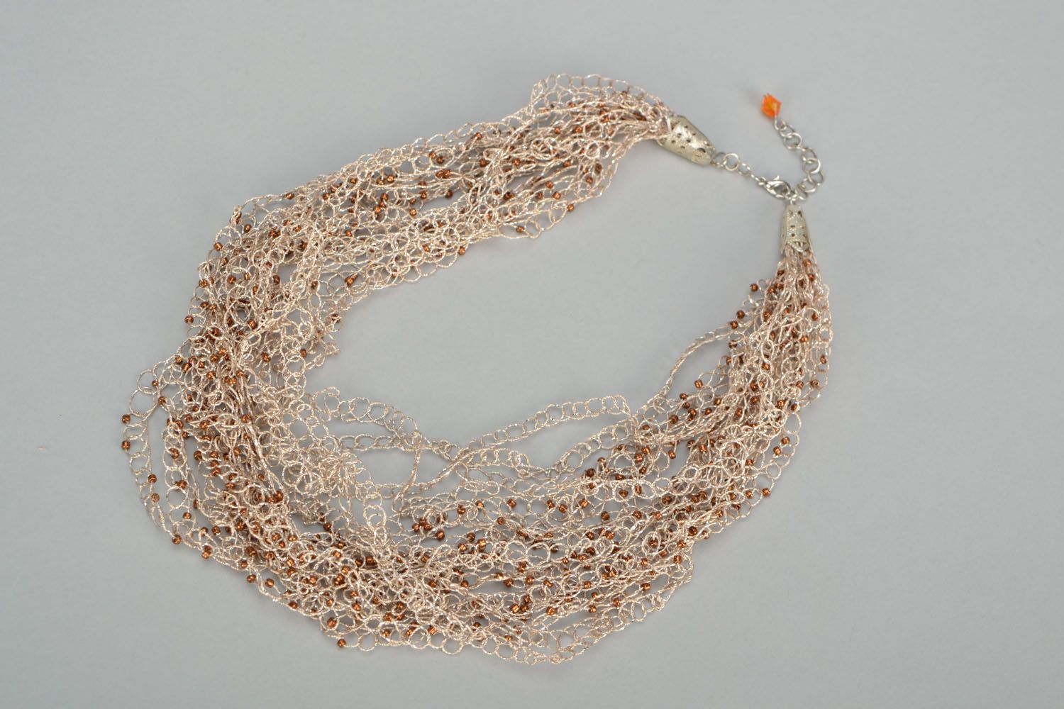 Airy beaded necklace photo 2