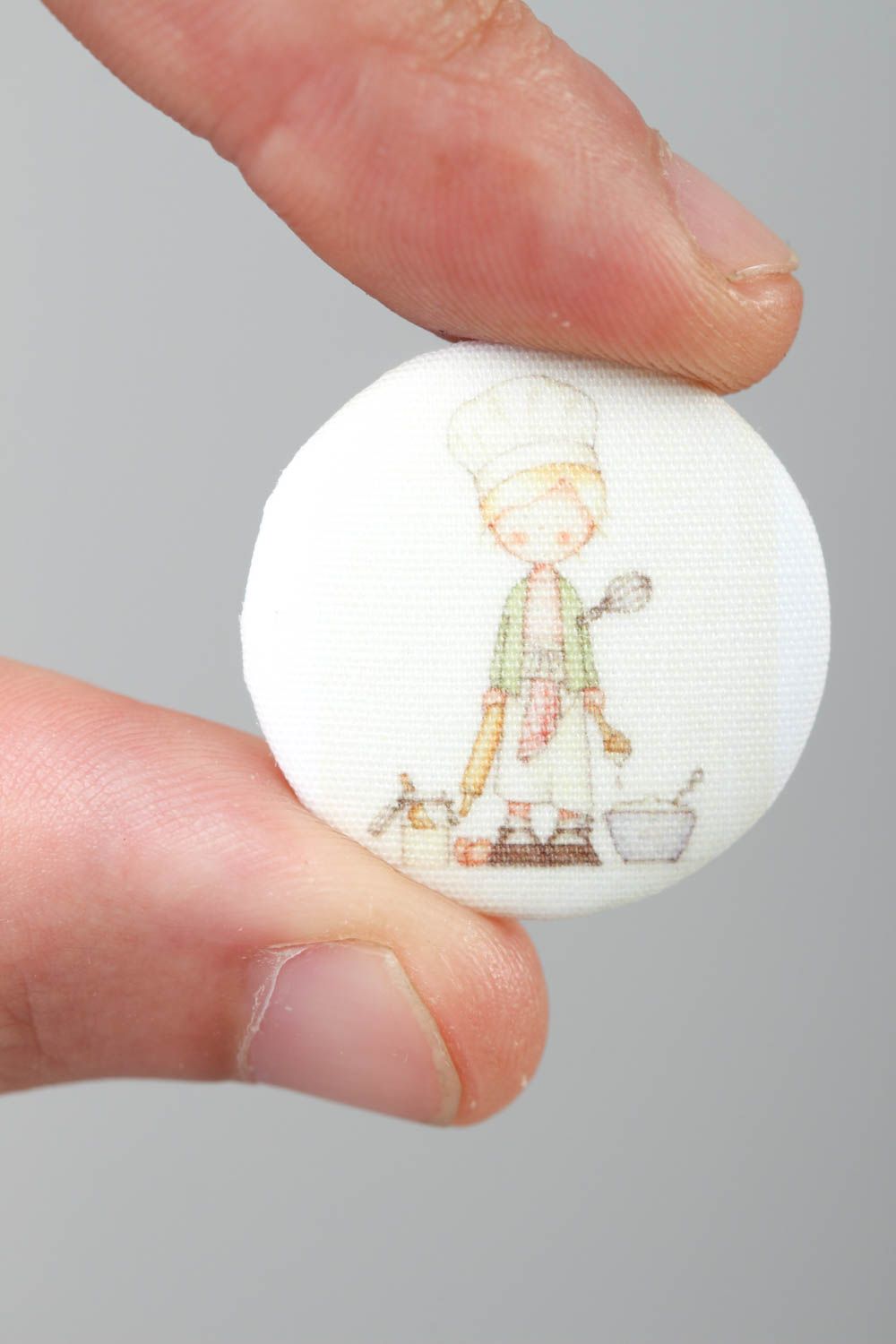 Plastic button art supplies handmade fabric button handmade sewing accessories photo 5