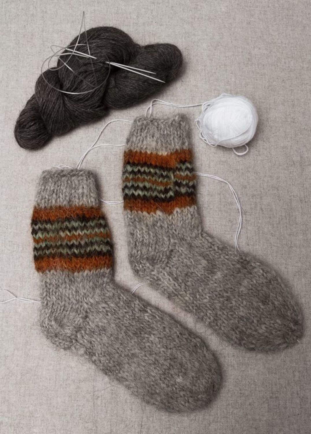 Woman's woolen socks photo 1