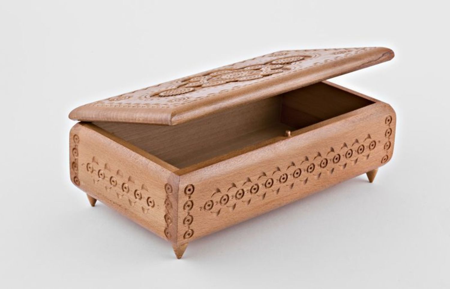Handmade wooden box for jewelry photo 3
