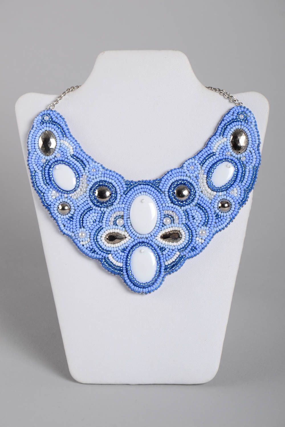 Handmade Rocailles Kette Designer Schmuck Frauen Accessoire Halskette für Frauen foto 2
