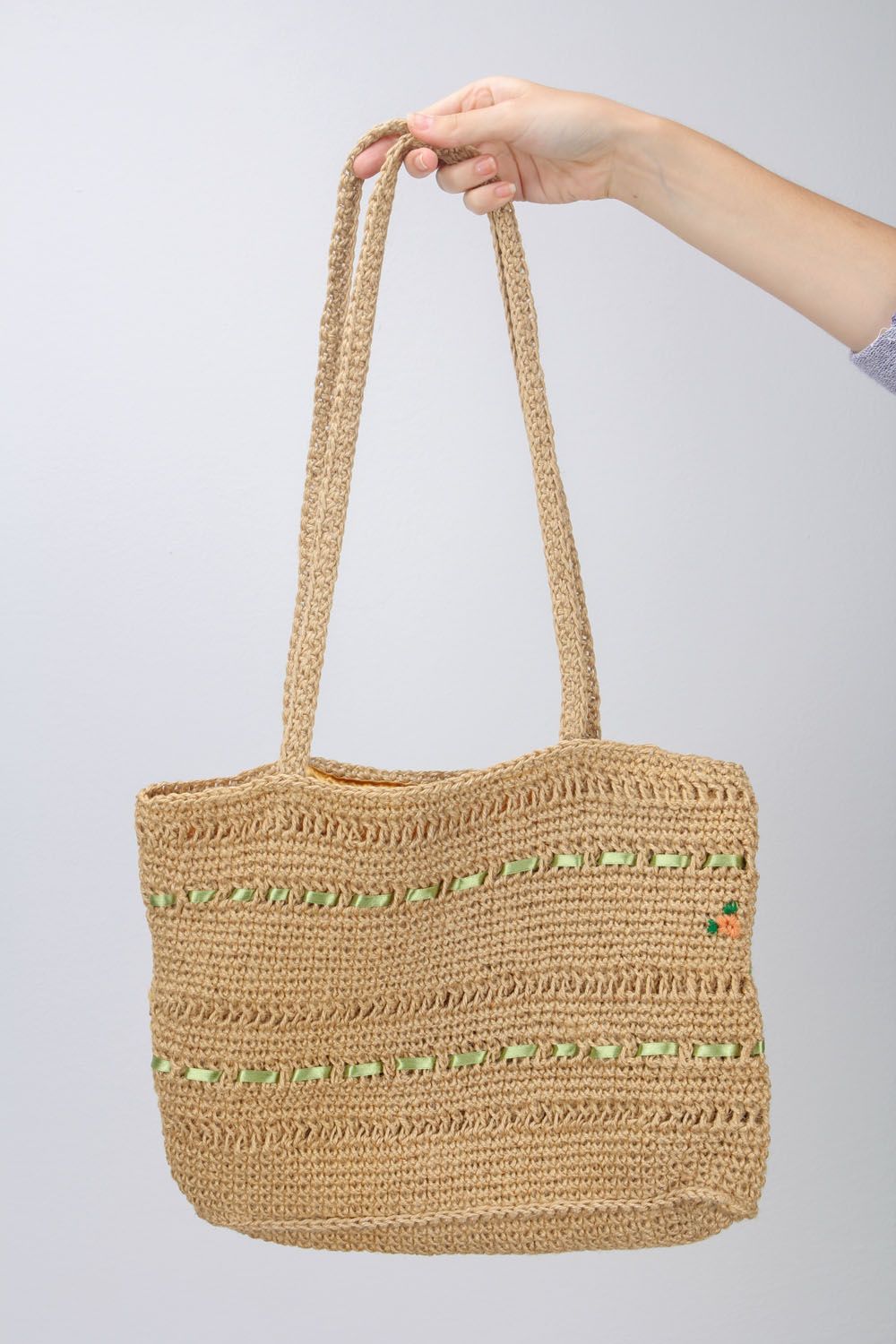 Crochet shoulder bag  photo 2