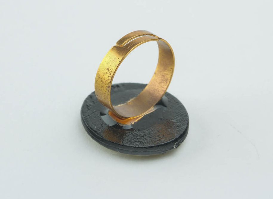 Ring with photo print photo 3