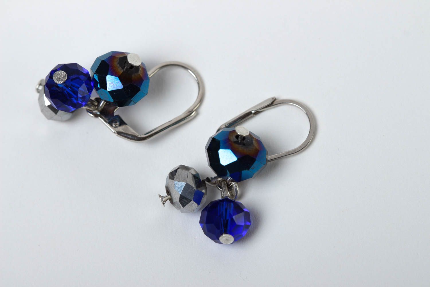 Handmade earrings with natural stones earrings with charms fashion accessories photo 2