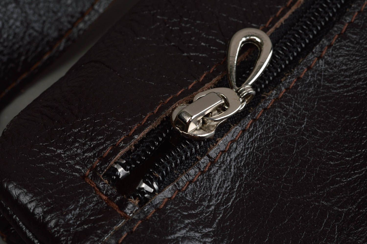 Black leather handbag handmade leather bag shoulder bag designer accessories photo 4