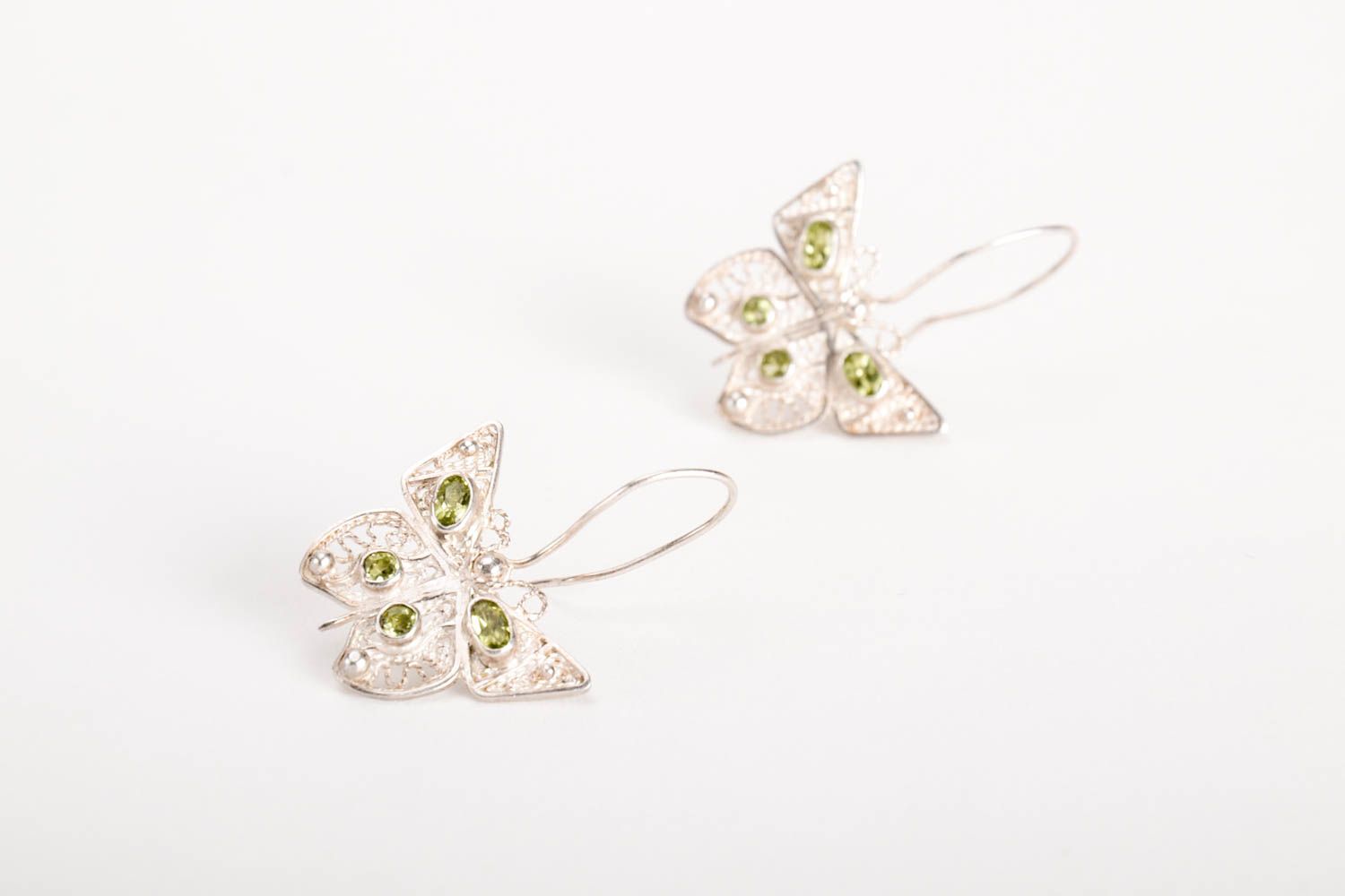 Handmade jewelry silver earrings womens earrings gemstone jewelry gifts for girl photo 4