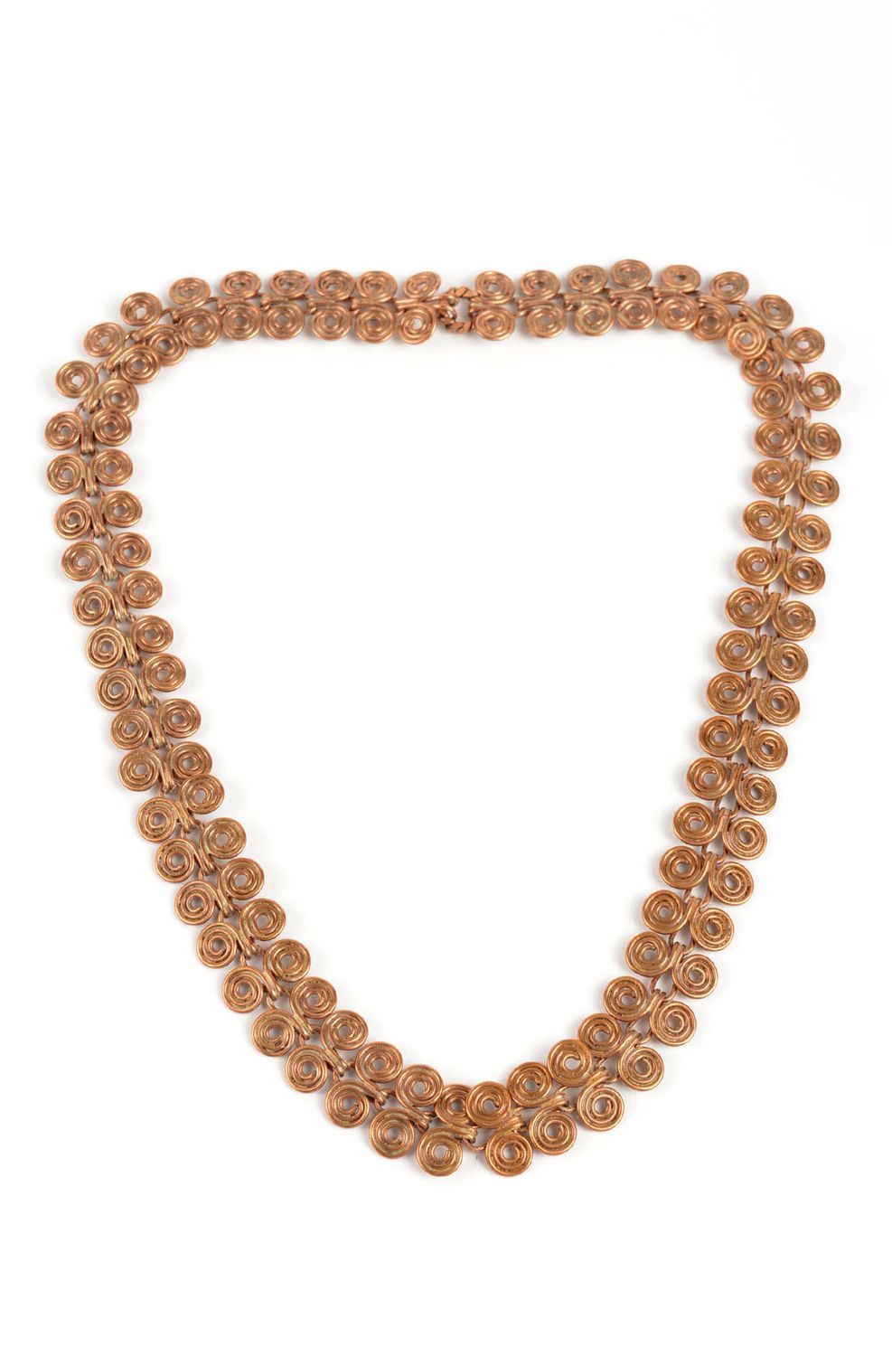 Handmade necklace unusual necklace designer accessory gift ideas copper jewelry photo 4