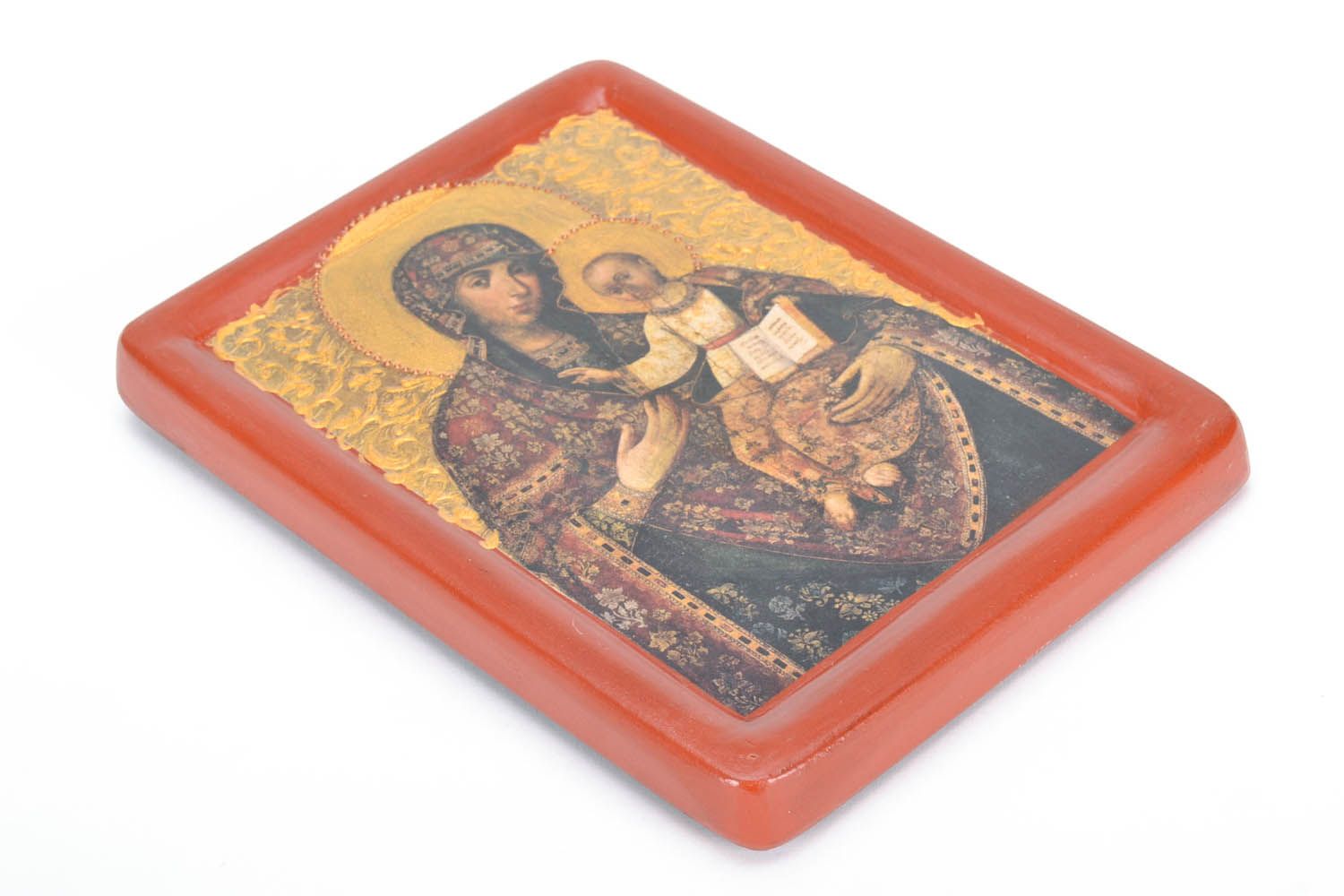 Печатная икона Богородица Одигитрия фото 3