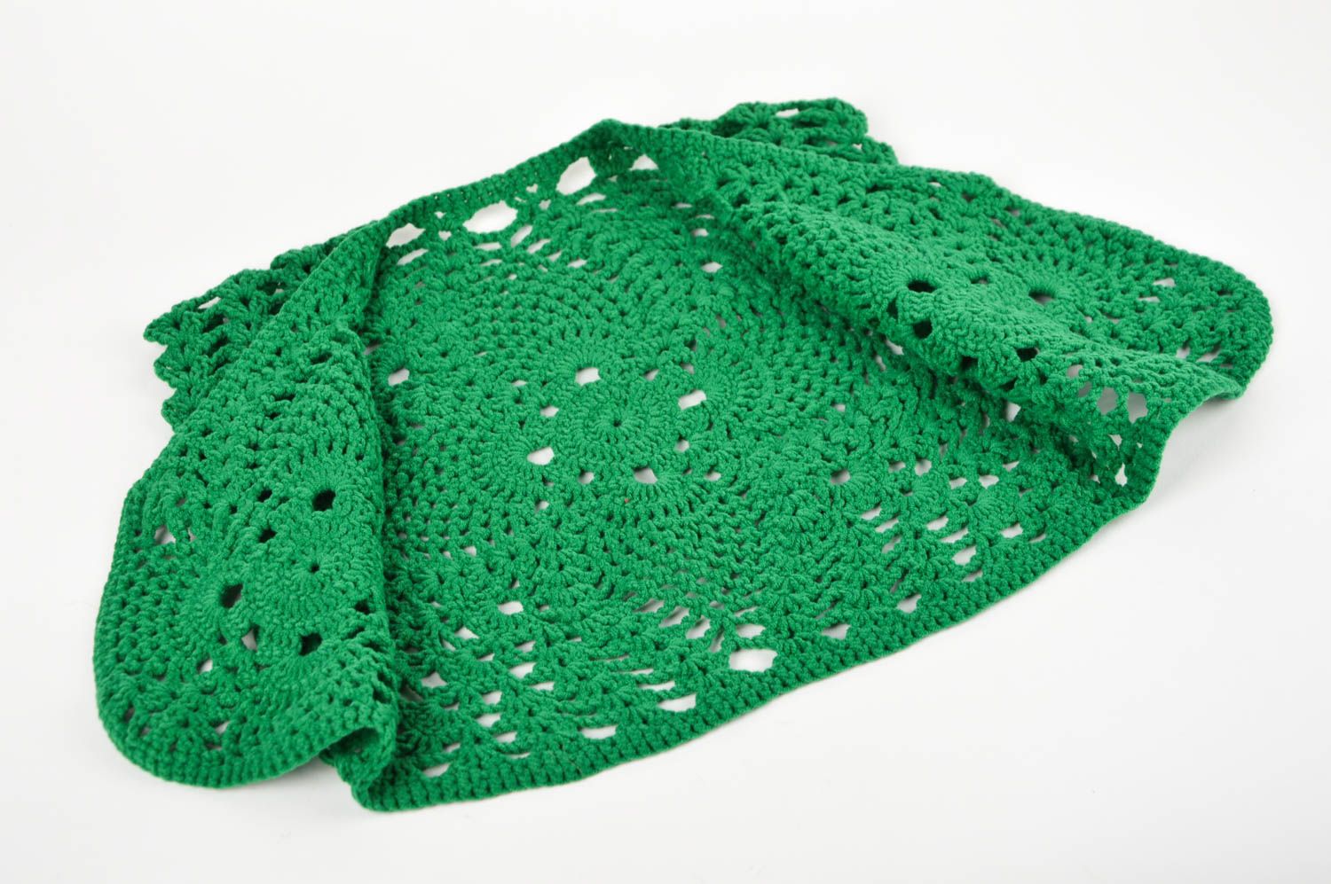 Chaleco de lana verde hecho a mano y tejido ropa de moda regalo para niñas foto 3