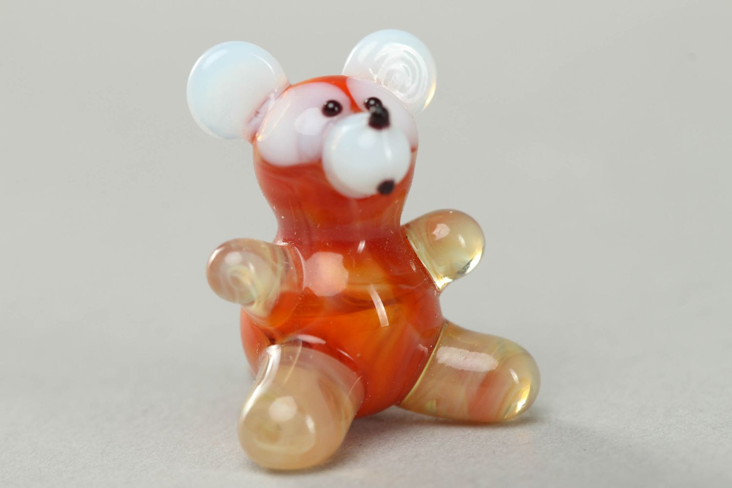 Lampwork glass figurine Bear Cub photo 1